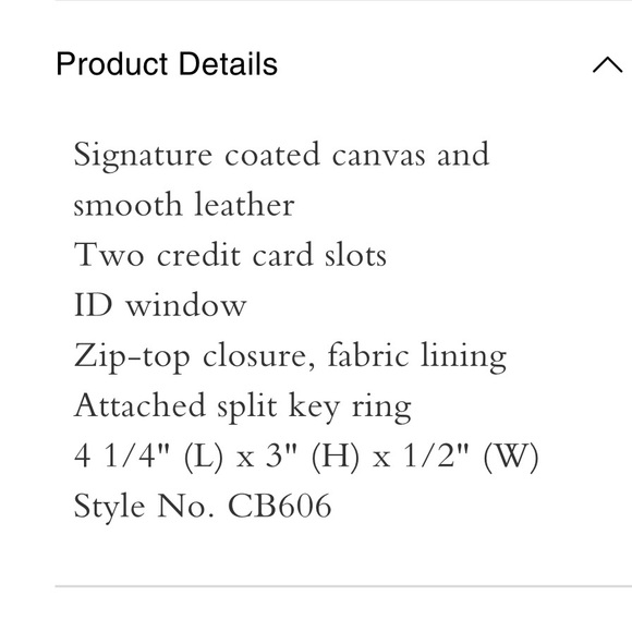 Coach Mini Skinny Id Case In Signature Canvas - Picture 4 of 4